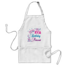 100th Birthday Princess Aprons