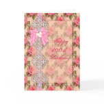 100th Birthday Vintage Birthday Greeting Card