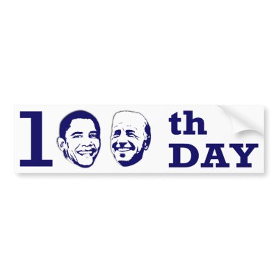 100th Day Bumper Sticker by irregulargoods
