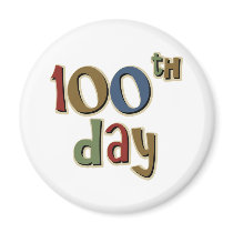 100th Day Refrigerator Magnet