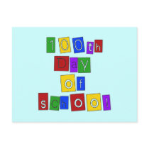 100th Day of School Block Letters