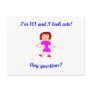 101  I'm 101 and I look cute! Post Cards