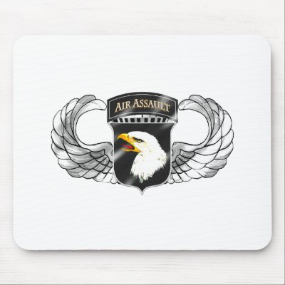 101st Air Assault Screaming Eagles Mousepad by sapperzulu