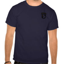 101st Airborne + Airborne Wings T-shirts