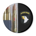 101st airborne beret flash patch iraq vet magnet