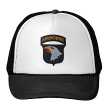 101st airborne division patch trucker hats