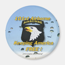 101st airborne fridge magnet patch army son wife
