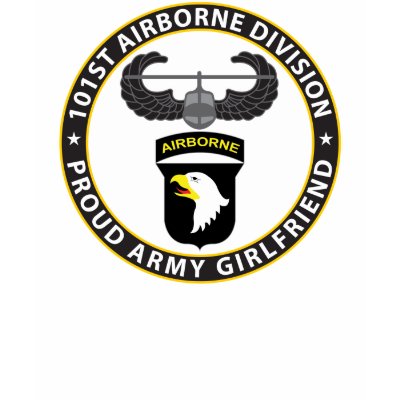 101st Airborne Girlfriend T-shirt by proartshirts