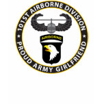 101st Airborne Girlfriend t-shirts