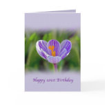 101st Birthday Card, Religious, Lily Flower