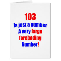 103 Is just a number