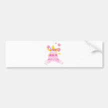 105 Year old Birthday Cake Bumper Sticker