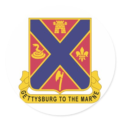 107 Field Artillery Regiment Sticker by peter_pan03