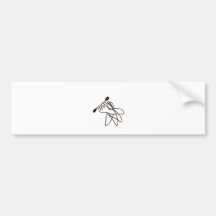 1082 Kayak Cartwheel Bumper Sticker