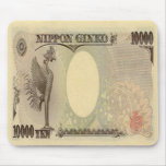 10,000 Japanese Yen Banknote Mouse Pad
