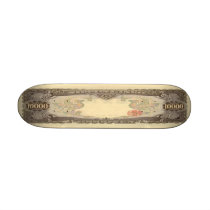 10,000 Japanese Yen Banknote Skateboard Mini