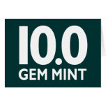 10.0 GEM MINT GREETING CARDS