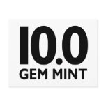 10.0 GEM MINT postcards
