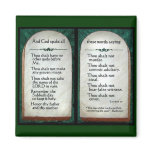 10 Commandments Magnet