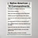 10 commandments NA Poster