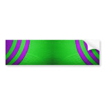 10 Green & Purple Bumper Sticker