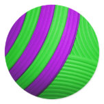 10 Green & Purple Sticker