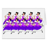 10 Ladies Dancing Card