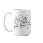 10 Piece Drum Kit: Marker Drawing: mugs