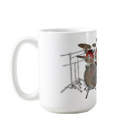 10 Piece Drum Kit: Red Gradient: Coffee Mug