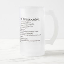10 things about you Beer mug