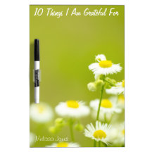 10 Things I Am Grateful For Philadelphia Fleabane Dry Erase Whiteboards