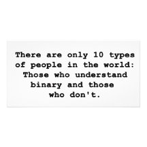 10 Types of People Personalised Photo Card