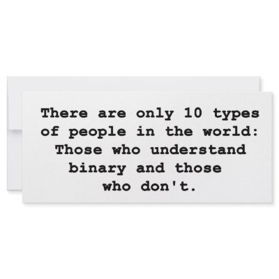 10 Types of People by lindabissett