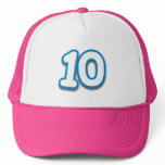 10 Year Birthday or Anniversary - Add Text hats