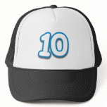 10 Year Birthday or Anniversary - Add Text Hats
