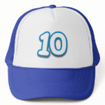 10 Year Birthday or Anniversary - Add Text Mesh Hats