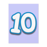 10 Year Birthday or Anniversary - Add Text Post Cards