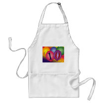 10 year old birthday balloons! apron