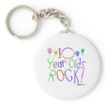 10 Year Olds Rock! Keychain
