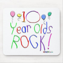 10 Year Olds Rock ! mousepads
