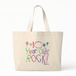 10 Year Olds Rock! Tote Bag
