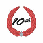 10 Years embroidered shirts