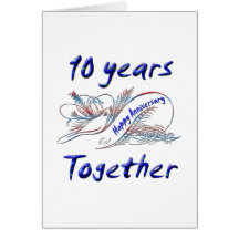 10 Years Together Cards