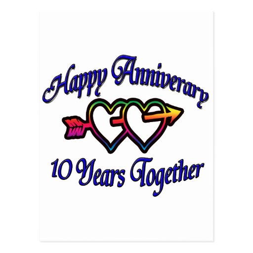 10 Years Together Zazzle