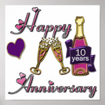 10th. Anniversary Print