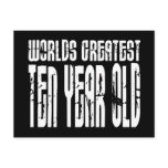 10th Birthday Parties Worlds Greatest Ten Year Old