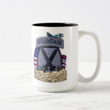 10th mountain division fort drum patch cup coffee mug