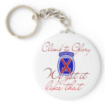 10th Mountain Division Key Chain