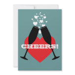 10th Wedding Anniversary Invitation - Cheers!