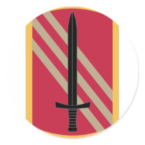113th Sustainment Brigade Round Stickers